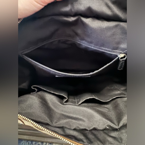 Coach signature large brown Zippered Tote/Handbag Canvas And Leather - Picture 11 of 12